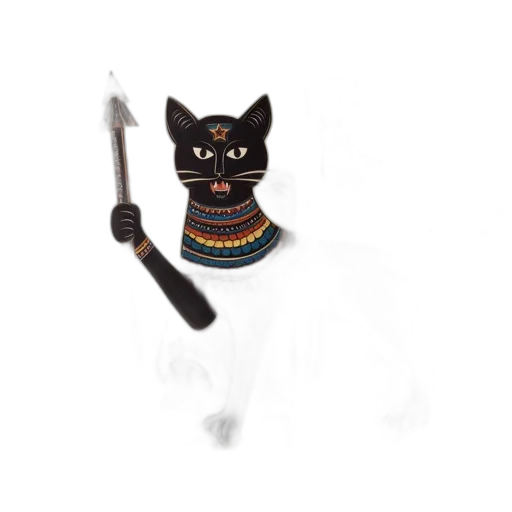 staff, animal, weapon, sword, pixel art, 3d render, concept art, fantasy art transparent PNG cut-out