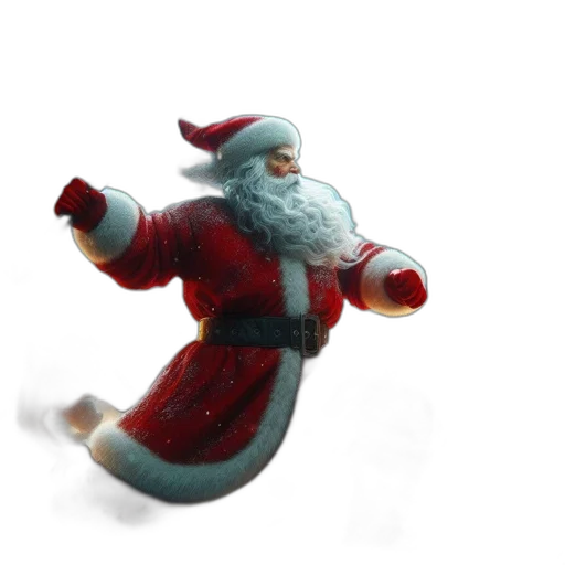 staff, creature, 3d render, concept art, photorealistic, fantasy art, santa, claus transparent PNG cut-out