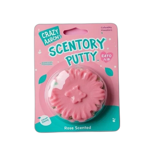 food, pink, blue, packaging, crazy, aaron, scentory, putty transparent PNG cut-out