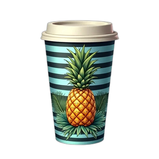 crown, 3d render, photorealistic, pixel art, vaporwave, digital, illustration, cup transparent PNG cut-out