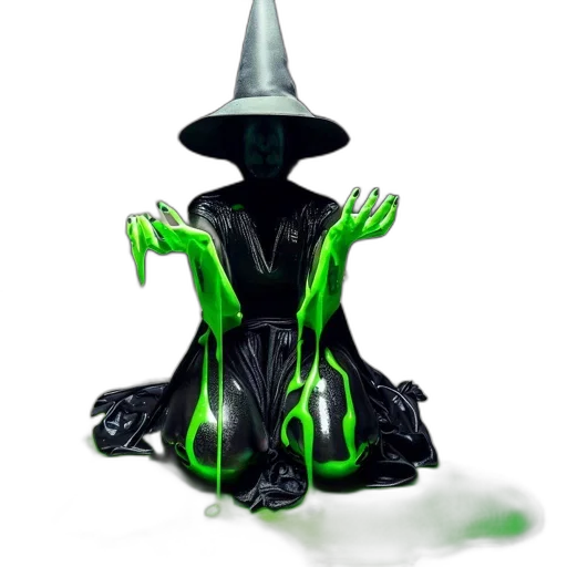 staff, creature, mask, concept art, fantasy art, 3d render, pixel art, green transparent PNG cut-out