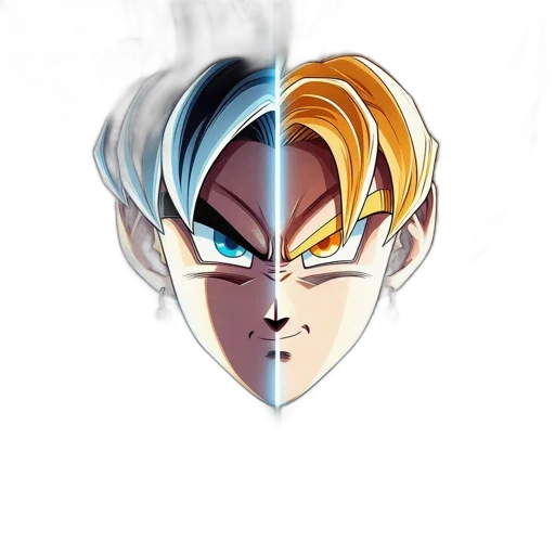 mask, face, staff, hair, concept art, anime, cartoon, comic book art transparent PNG cut-out