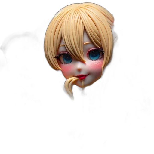 face, mask, creature, staff, 3d render, concept art, photorealistic, anime transparent PNG cut-out