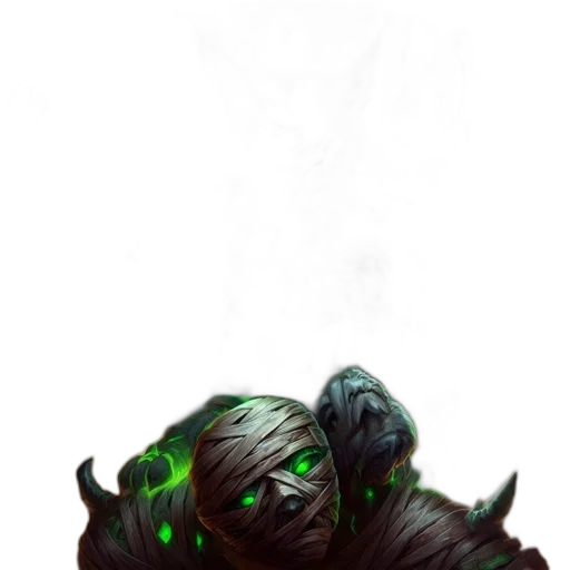 creature, mask, staff, face, concept art, fantasy art, comic book art, photorealistic transparent PNG cut-out