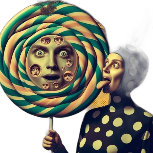 umbrella, mask, face, staff, concept art, 3d render, photorealistic, fantasy art transparent PNG cut-out
