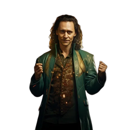 jacket, staff, concept art, comic book art, fantasy art, pixel art, green, man transparent PNG cut-out
