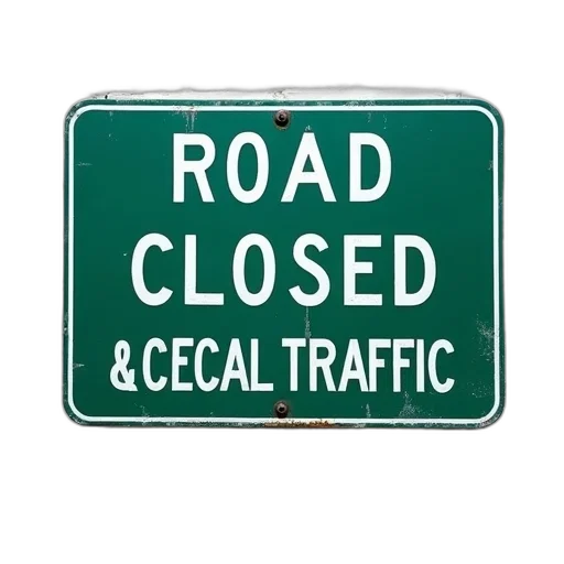green, sign, white, lettering, mounted, brick, wall, reads transparent PNG cut-out