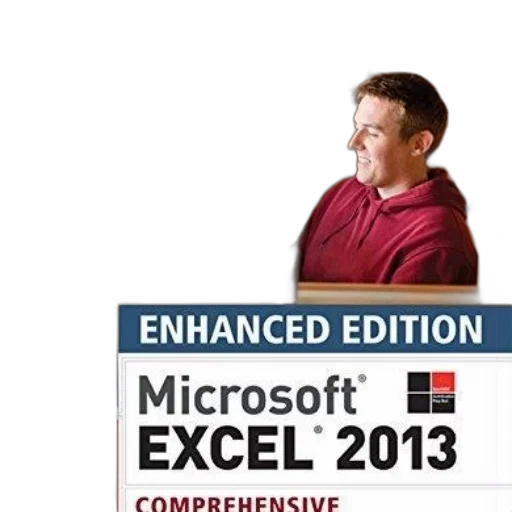 3d render, enhanced, edition, microsoft, excel, 2013, comprehensive, book transparent PNG cut-out
