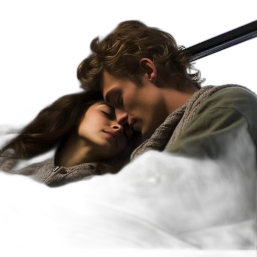 sword, photorealistic, fantasy art, oil painting, watercolor, night, fire, fog transparent PNG cut-out
