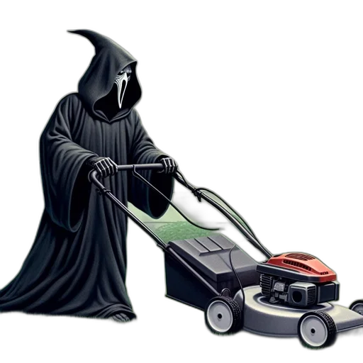robot, staff, car, weapon, concept art, amusing, scene, features transparent PNG cut-out