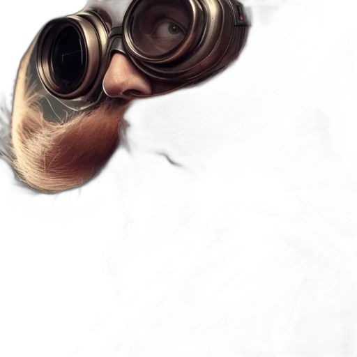 mask, animal, creature, face, photorealistic, concept art, comic book art, 3d render transparent PNG cut-out