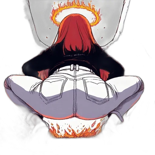 crown, jacket, mask, hat, concept art, anime, watercolor, comic book art transparent PNG cut-out