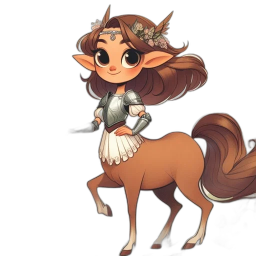 staff, fantasy art, concept art, cartoon, pixel art, armored, female, centaur transparent PNG cut-out