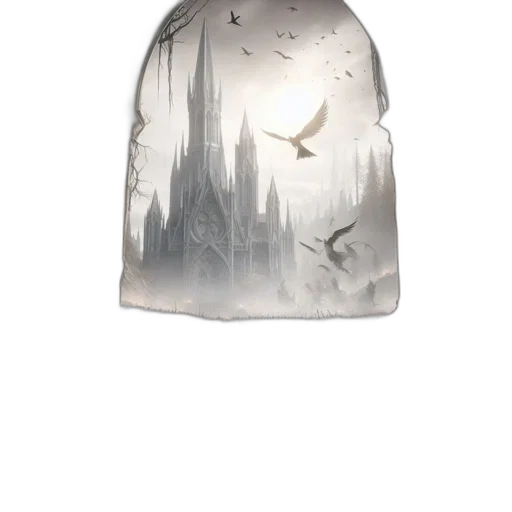 hat, crown, mask, jacket, fantasy art, concept art, photorealistic, 3d render transparent PNG cut-out