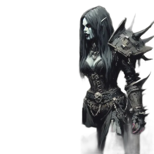 mask, staff, weapon, robot, concept art, fantasy art, comic book art, 3d render transparent PNG cut-out