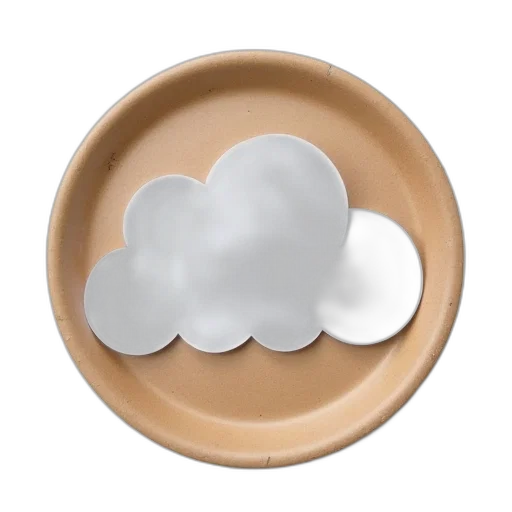 food, earth tones, white, clouds transparent PNG cut-out