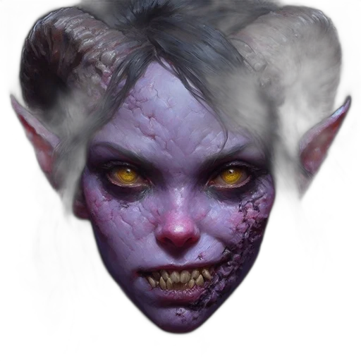 face, mask, creature, staff, concept art, fantasy art, photorealistic, 3d render transparent PNG cut-out