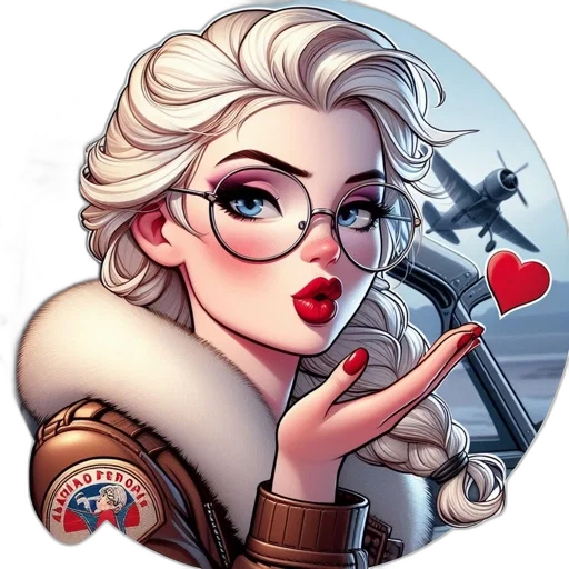 jacket, comic book art, cartoon, fantasy art, concept art, illustrated, woman, retro transparent PNG cut-out