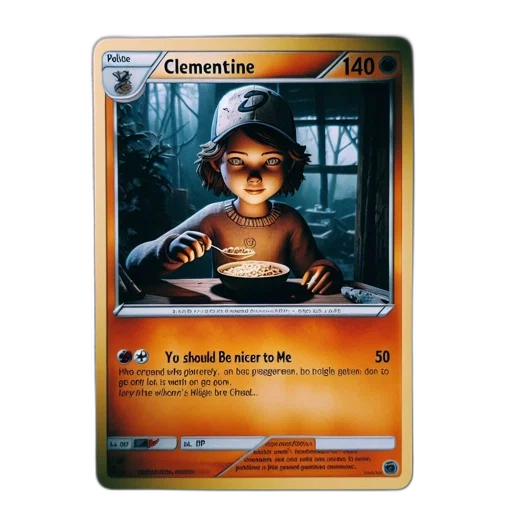 creature, concept art, fire, unofficial, pok, mon, card, features transparent PNG cut-out