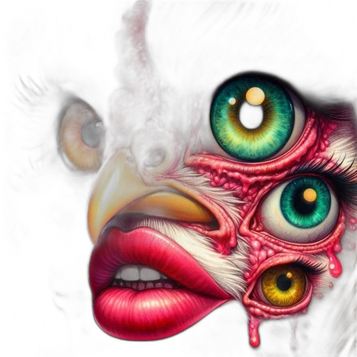 mask, face, creature, photorealistic, concept art, fantasy art, watercolor, fire transparent PNG cut-out