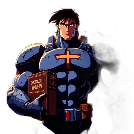 sword, weapon, robot, jacket, concept art, comic book art, anime, pixel art transparent PNG cut-out