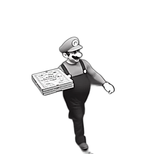 staff, weapon, jacket, robot, concept art, cartoon, 3d render, comic book art transparent PNG cut-out