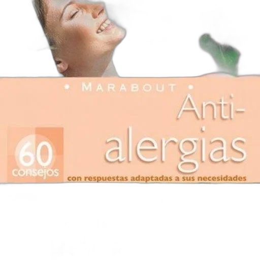 mask, book, cover, title, anti-alergias, consejos, spanish, featuring transparent PNG cut-out