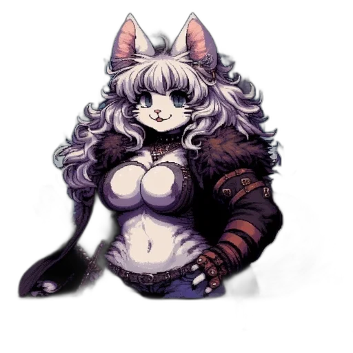 staff, animal, creature, jewelry, pixel art, watercolor, fantasy art, concept art transparent PNG cut-out