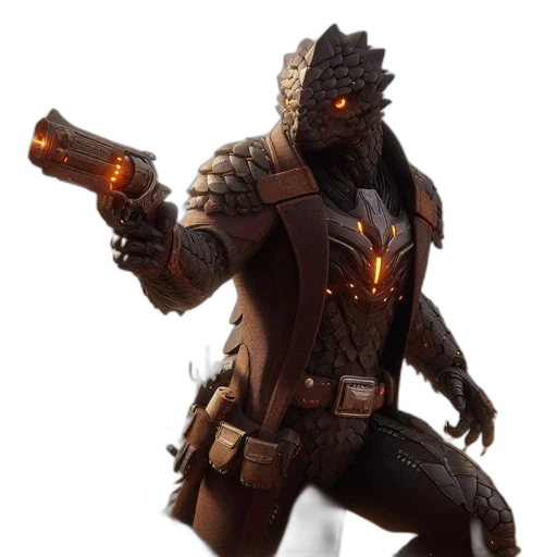 weapon, staff, mask, creature, concept art, 3d render, fantasy art, pixel art transparent PNG cut-out