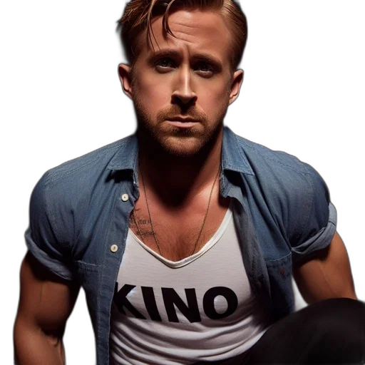 hair, jacket, face, photorealistic, man, defined, physique, blond transparent PNG cut-out