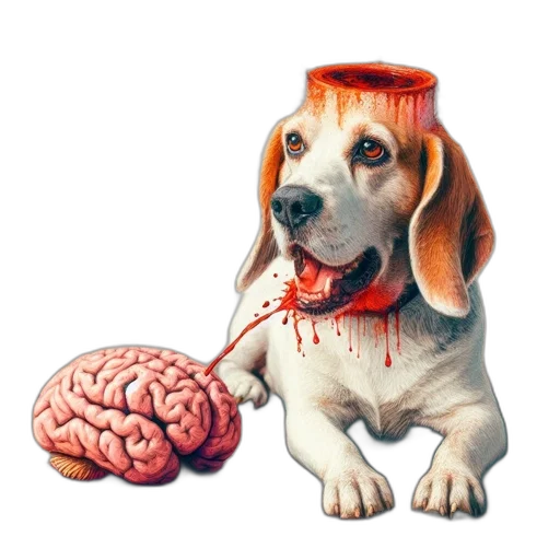 animal, food, photorealistic, concept art, beagle, dog, sports, surreal transparent PNG cut-out