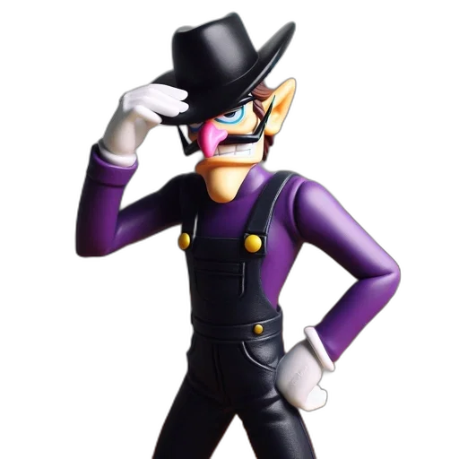 staff, hat, mask, robot, 3d render, concept art, cartoon, pixel art transparent PNG cut-out