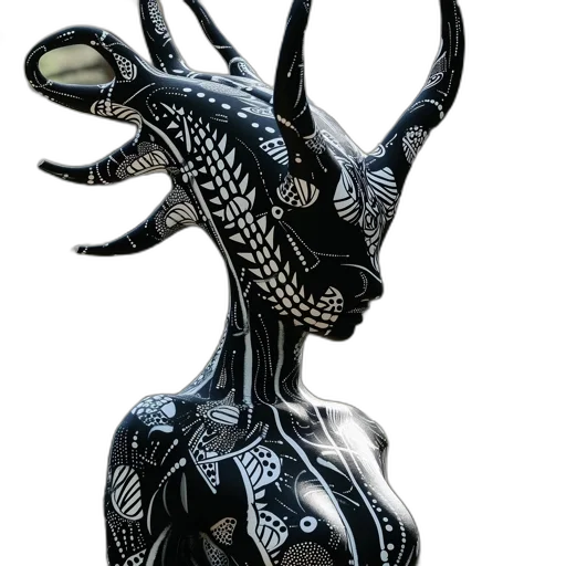 mask, jewelry, crown, dragon, fantasy art, 3d render, concept art, photorealistic transparent PNG cut-out