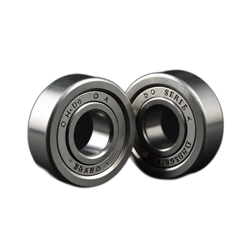 jewelry, close-up, image, two, metal, ball, bearings, smooth transparent PNG cut-out