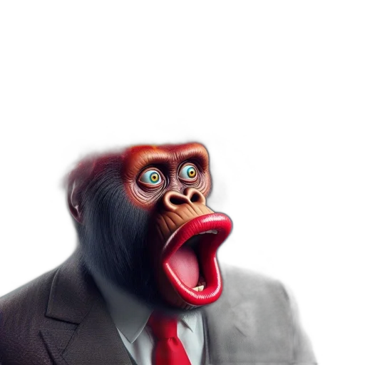 creature, animal, mask, face, concept art, 3d render, photorealistic, cartoon transparent PNG cut-out