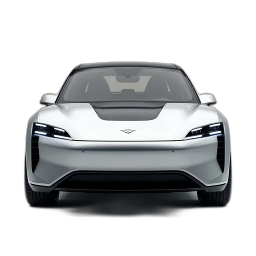car, robot, concept art, 3d render, modern, electric, sleek, design transparent PNG cut-out