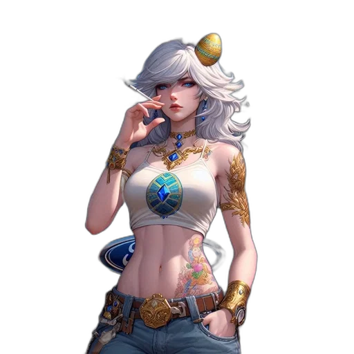 staff, jewelry, weapon, hat, fantasy art, concept art, pixel art, comic book art transparent PNG cut-out