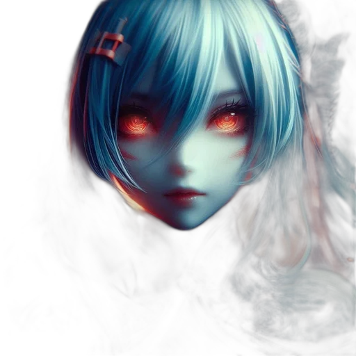face, mask, robot, creature, fantasy art, photorealistic, concept art, anime transparent PNG cut-out