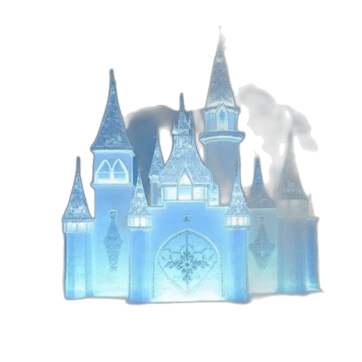 crown, building, 3d render, concept art, fantasy art, pixel art, fog, snow transparent PNG cut-out