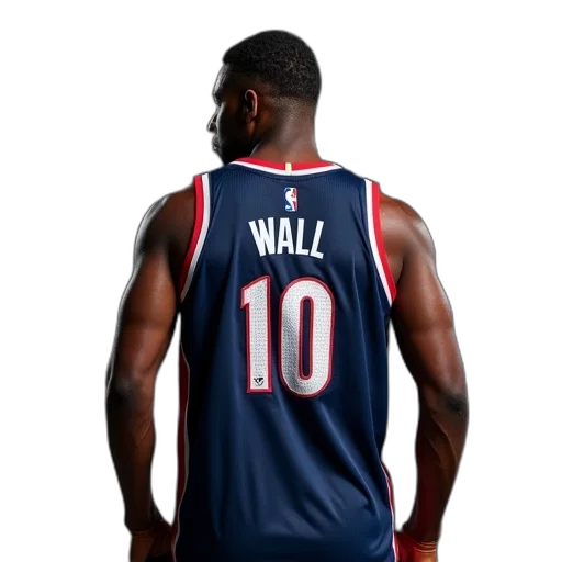 men, washington, wizards, john, wall, nike, navy, name transparent PNG cut-out