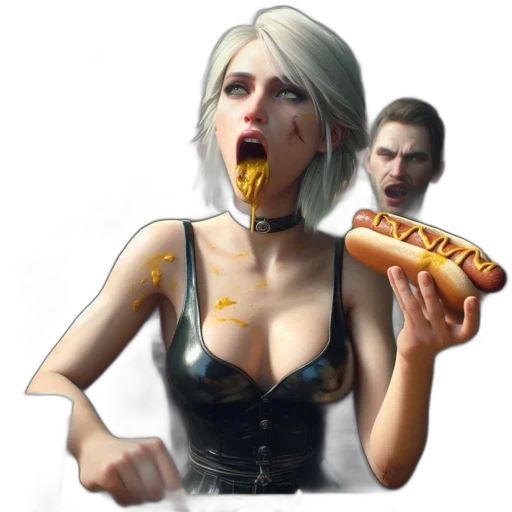 food, weapon, face, concept art, pixel art, photorealistic, 3d render, chaotic transparent PNG cut-out