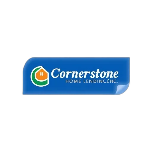 first, image, displays, stylized, logo, cornerstone, home, lending transparent PNG cut-out
