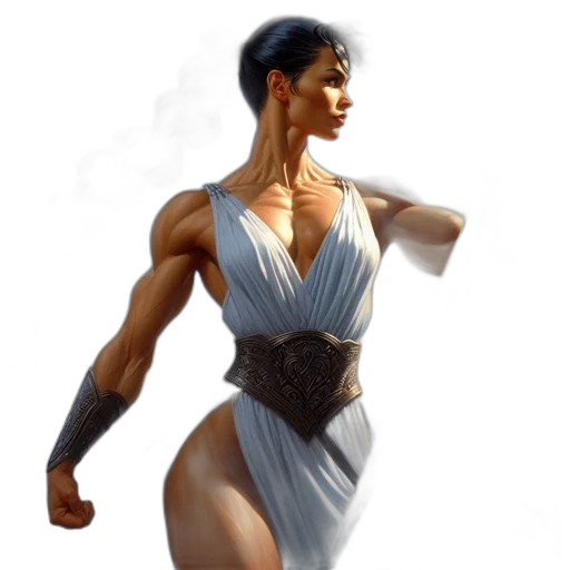 dress, concept art, fantasy art, photorealistic, 3d render, woman, dark, braided transparent PNG cut-out