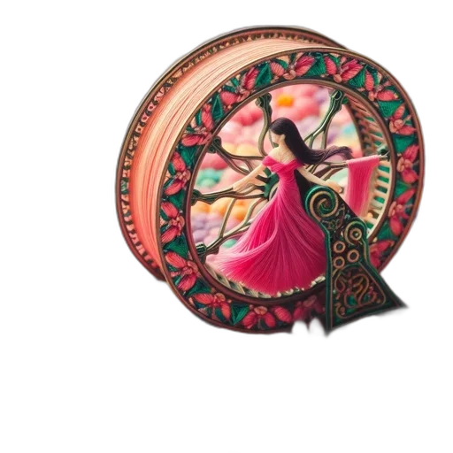 jewelry, umbrella, dress, fantasy art, concept art, oil painting, photorealistic, red transparent PNG cut-out