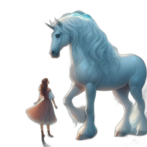 animal, creature, dress, dragon, concept art, fantasy art, watercolor, 3d render transparent PNG cut-out