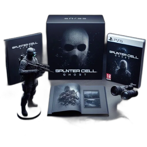 image, displays, collector, edition, splinter, cell, ghost, featuring transparent PNG cut-out