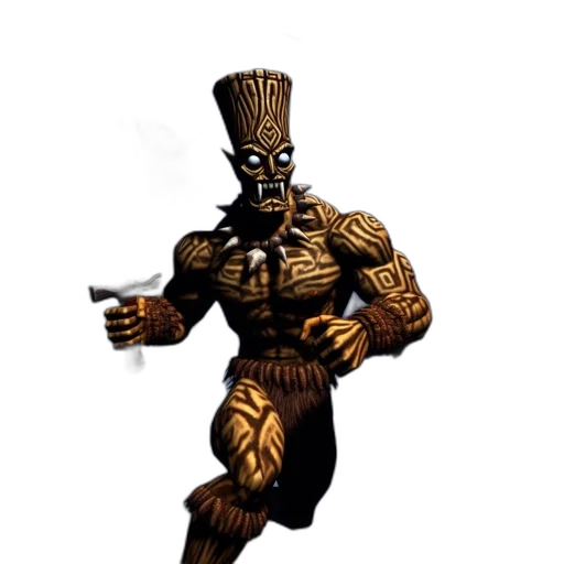 staff, robot, creature, weapon, concept art, comic book art, 3d render, pixel art transparent PNG cut-out