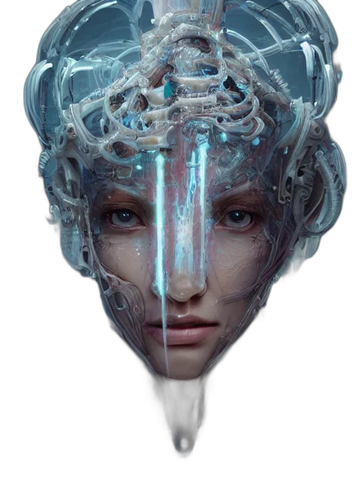 mask, face, robot, crown transparent PNG cut-out