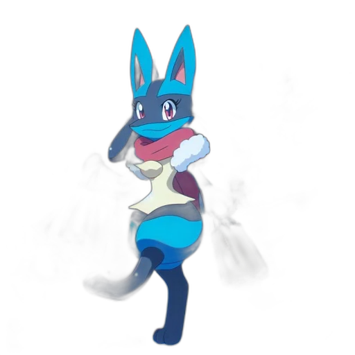 staff, creature, animal, dress, concept art, 3d render, pixel art, fantasy art transparent PNG cut-out