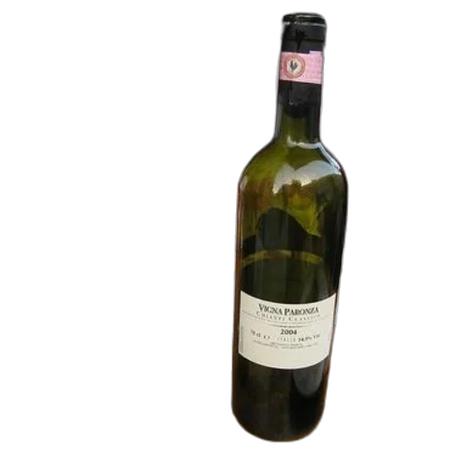 bottle, 3d render, two, bottles, wine, sit, wooden, table transparent PNG cut-out
